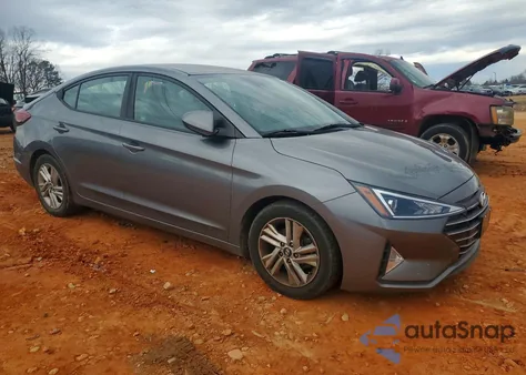 2019 Hyundai Elantra Sel z USA, uszkodzony, nr VIN 5NPD84LFXKH405659